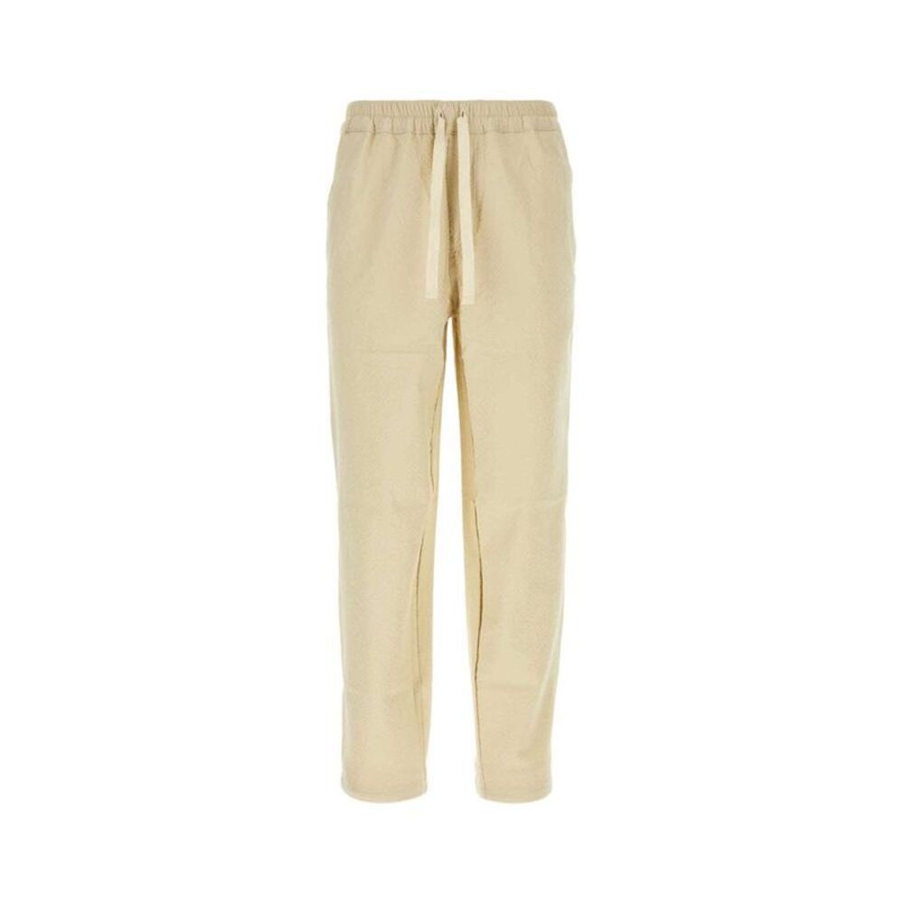 HOWLIN Men's Textured Drawstring Waist Pants Men BEIGE O TAN